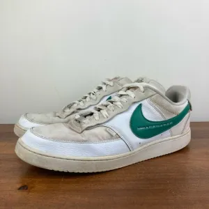 Nike Court Vision Lo Premium FIRST USE WHITE GREEN NOISE DJ2001-100 Men’s 13.