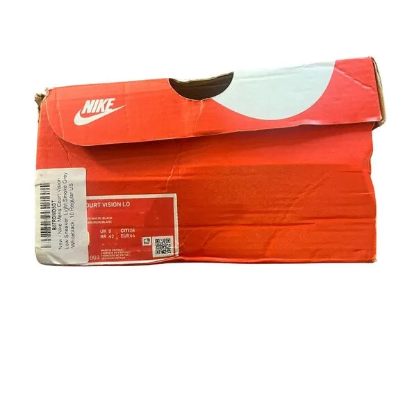 Nike Court Vision Low Light Smoke Grey Size 10 mens shoes sneakers athletic new
