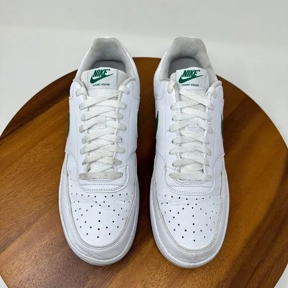 Nike Court Vision Low Next Nature OG Size 11.5 Shoes White Green