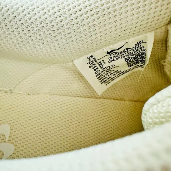 NIKE COURT VISION LOW NEXT NATURE SNEAKERS PALE IVORY
