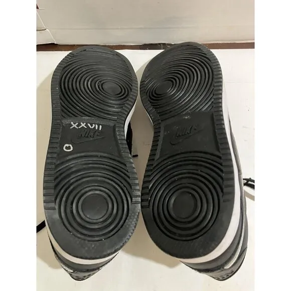 Nike Court Vision Mid Men's Size 13 Black White sneakers shoes
