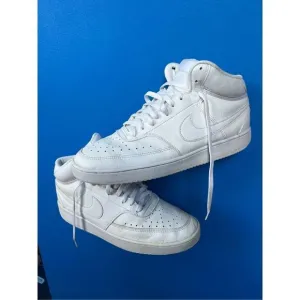 Nike Court Vision Mid Men’s Size 12  White Athletic Shoes Sneakers CD5466-100
