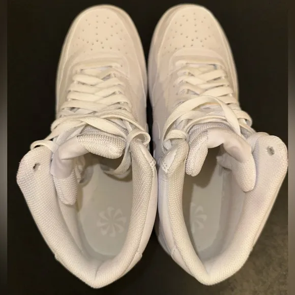 Nike Court Vision Mid Next Nature - White/White/White (9M)