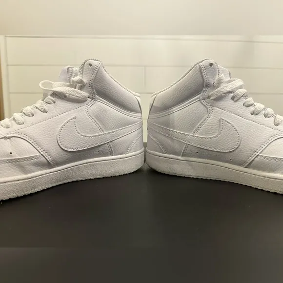Nike Court Vision Mid Next Nature - White/White/White (9M)