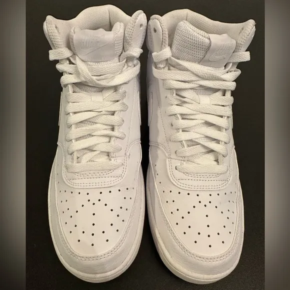Nike Court Vision Mid Next Nature - White/White/White (9M)