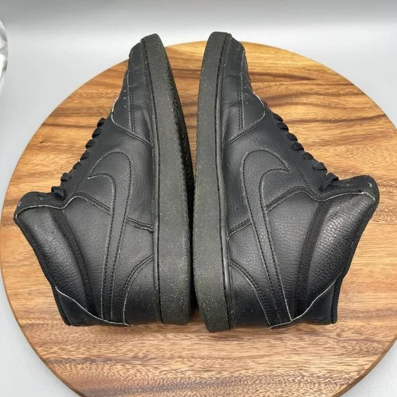Nike Court Vision Mid NN Mens Size 10 Basketball Sneaker Triple Black DN3577-003