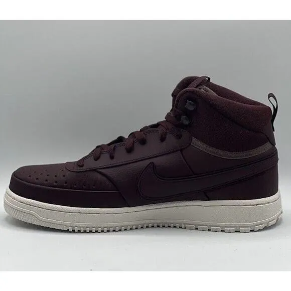 NIKE Court Vision Mid WNTR Burgundy Crush NIB