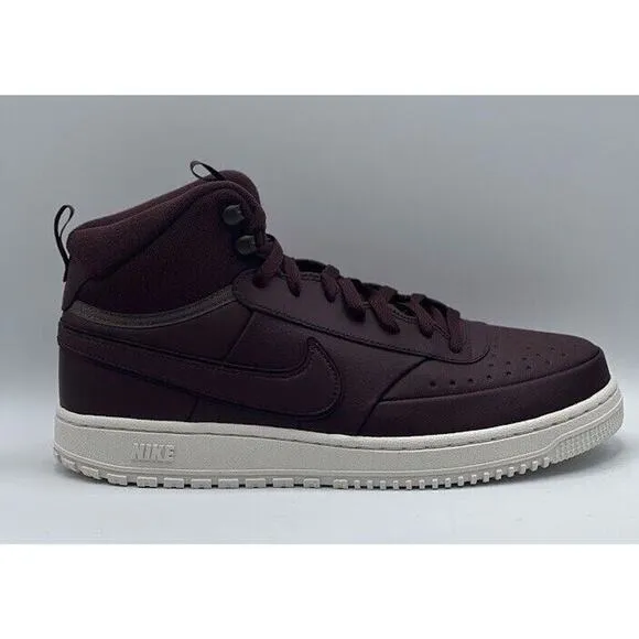 NIKE Court Vision Mid WNTR Burgundy Crush NIB