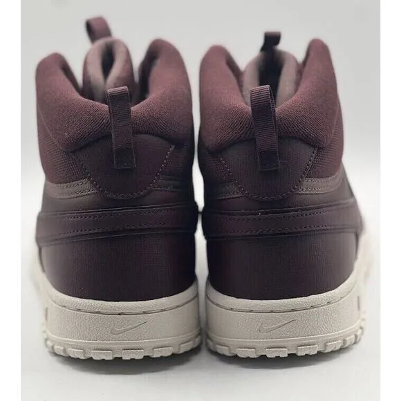 NIKE Court Vision Mid WNTR Burgundy Crush NIB