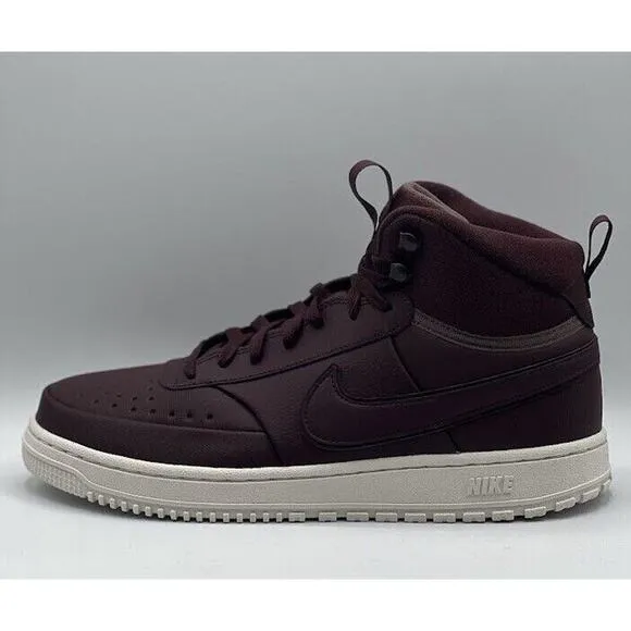 NIKE Court Vision Mid WNTR Burgundy Crush NIB