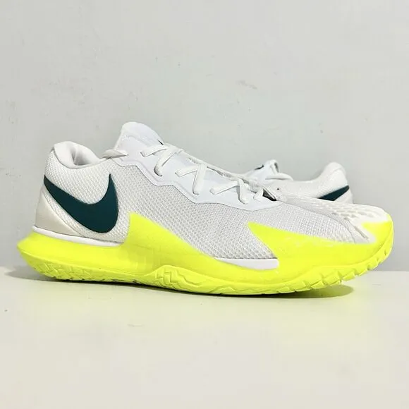 Nike Court Zoom Vapor Cage 4 Rafa “White Volt Teal” Men’s Size 11 Tennis Shoes