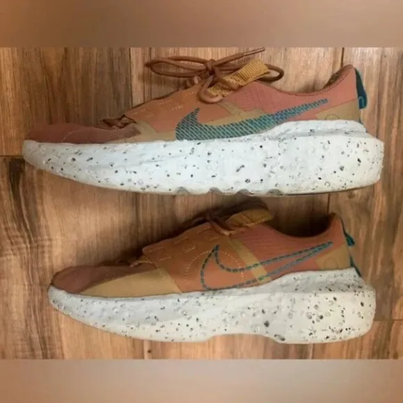 Nike Crater Impact SE Shoes Size 8 Sneakers Mineral Clay/Laser Blue DJ6308 200