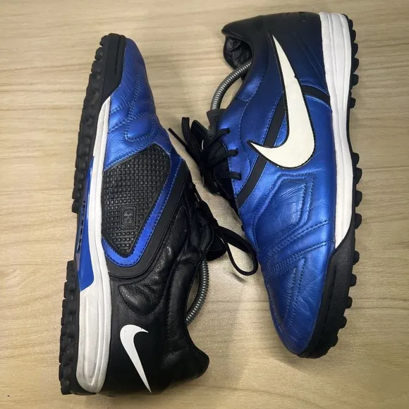 Nike CTR360 Libretto Maestri Turf Soccer Cleat Football Mens 11.5 Rare 2010 Blue