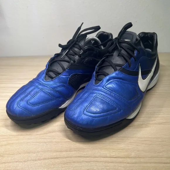 Nike CTR360 Libretto Maestri Turf Soccer Cleat Football Mens 11.5 Rare 2010 Blue