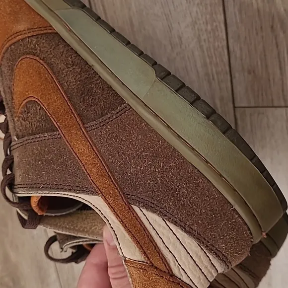NIKE Dunk Low NL DESERT CLAY Brown Leather Sz‎ 12 Shoes Sneakers 311297-121 RARE