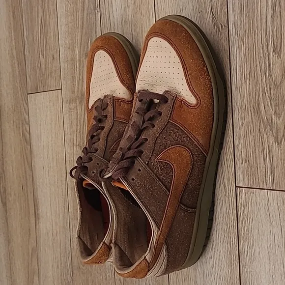 NIKE Dunk Low NL DESERT CLAY Brown Leather Sz‎ 12 Shoes Sneakers 311297-121 RARE