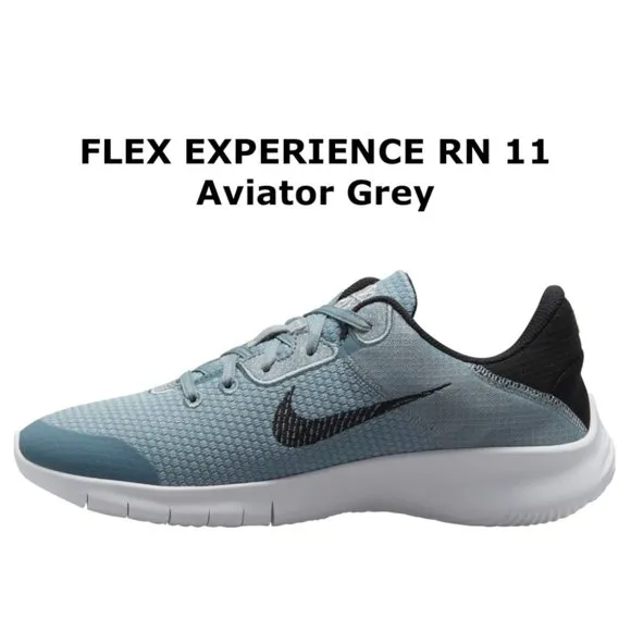 Nike Flex Experience Run 11 Mens Road Running Shoes Aviator Grey Black 14