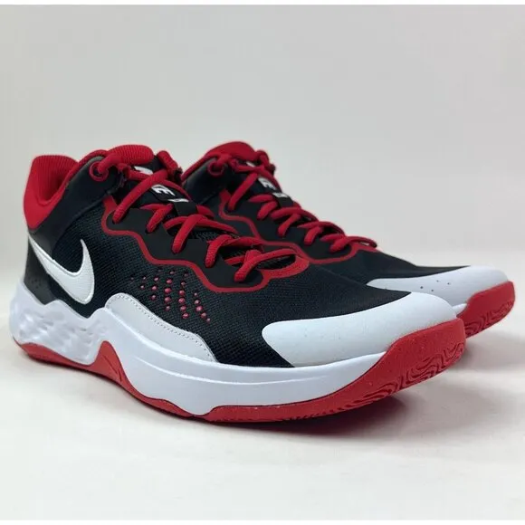 Nike Fly.By Mid 3 Mens Black Gym Red White Basketball Shoes DD9311-005