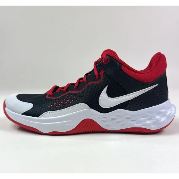 Nike Fly.By Mid 3 Mens Black Gym Red White Basketball Shoes DD9311-005