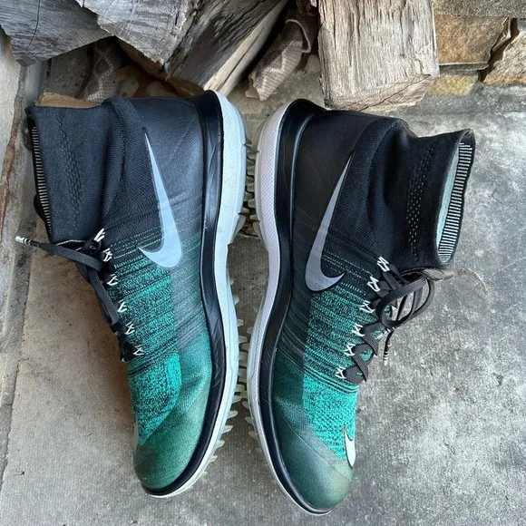 Nike FlyKnit Elite golf shoes real spikeless traction athletic sneaker Sz-11. B