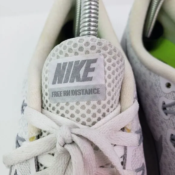 Nike Free Distance Womens Size 9 Hyper Jade White Running Shoes 827116 100