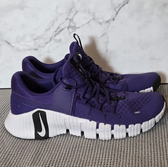 Nike Free Metcon 5 TB 'Court Purple' White Black FN6616-500 Men's Size 13