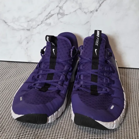 Nike Free Metcon 5 TB 'Court Purple' White Black FN6616-500 Men's Size 13