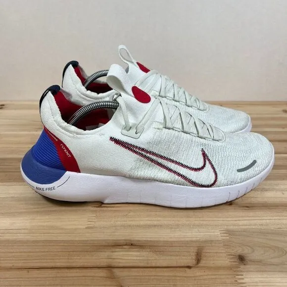 Nike Free RN Next Nature Road running shoes Mens 12 White Sea Glass Blue Red