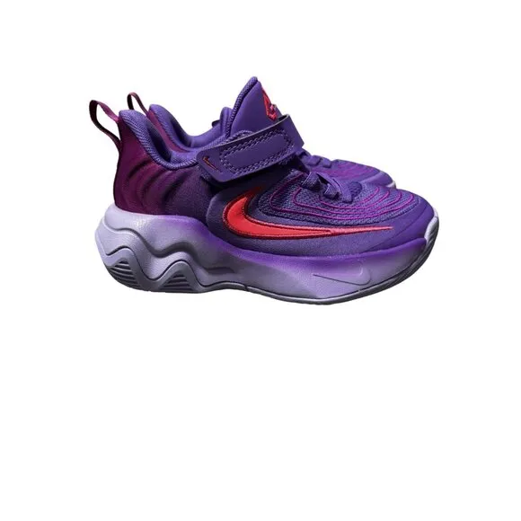 Nike Giannis Immortality 4 Purple Kids Basketball Shoes Size 11C