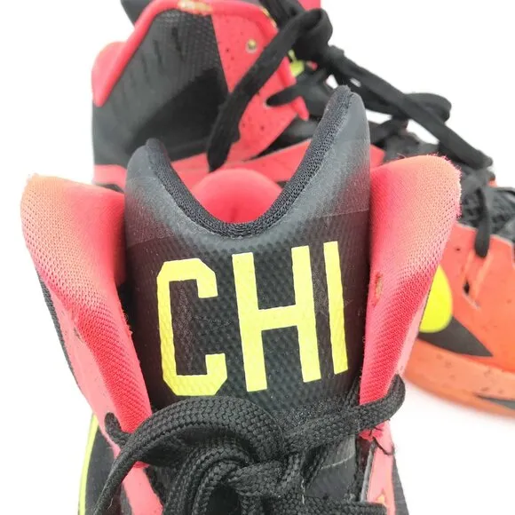 NIKE Hyperdunk Chi 2014 Chicago Crimson Basketball Shoes Mens 10.5