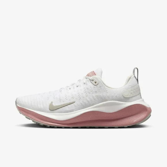 Nike InfinityRN 4 Women's Road Running Shoes, White Red Stardust' NEW