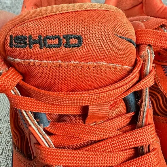 Nike Ishod Wair  Skateboarding Shoes Men's 7 Bright Orange &amp; Blue DZ5648-800