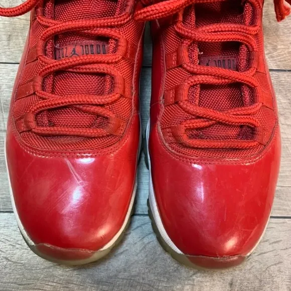 Nike Jordan Air 37037-623 11 XI Retro 2017 Win Like 96 Gym Sneakers Shoes 10
