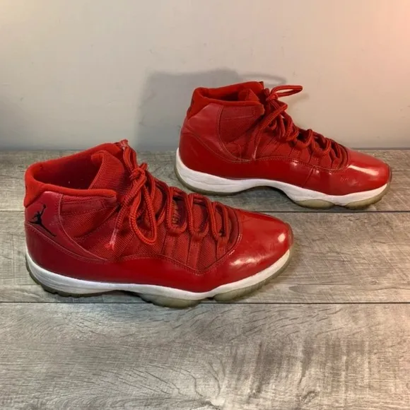 Nike Jordan Air 37037-623 11 XI Retro 2017 Win Like 96 Gym Sneakers Shoes 10