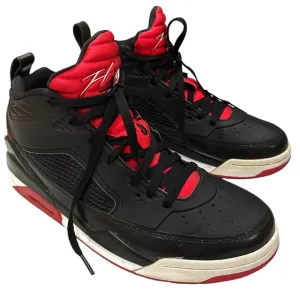 Nike Jordan Flight 9.5 Black/ Gym Red Basketball Shoes Size 10