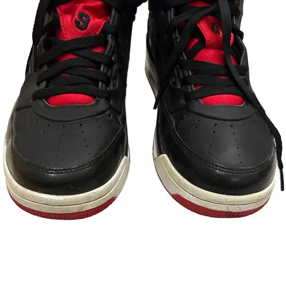 Nike Jordan Flight 9.5 Black/ Gym Red Basketball Shoes Size 10