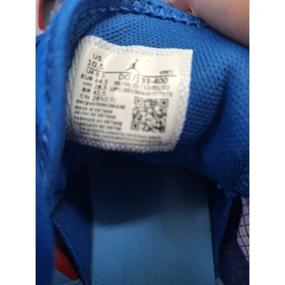 Nike Jordan One Take 4 Game Royal Size 10.5 Blue Athletic Sneakers DO7193-400
