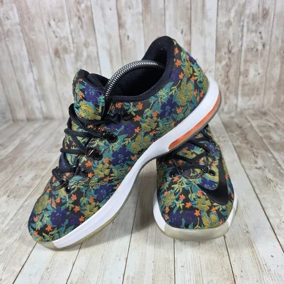 Nike KD‎ VI 6 Floral EXT QS Basketball Shoes Sneakers Multi Size 10.5