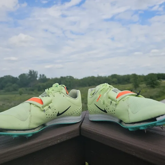 Nike Kids Air Zoom Elite LJ Elite 2 - Lime and Orange