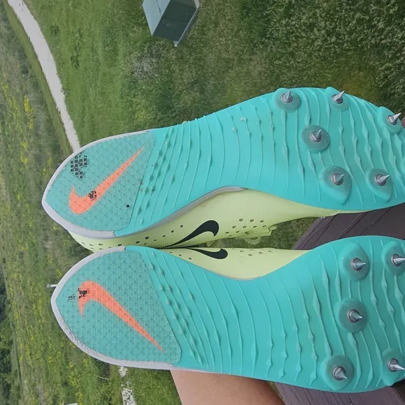 Nike Kids Air Zoom Elite LJ Elite 2 - Lime and Orange