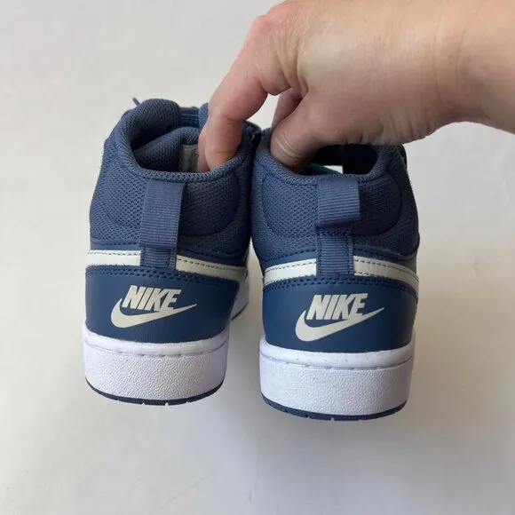 Nike kids Court Borough Mid 2 , blue/white, size 5Y
