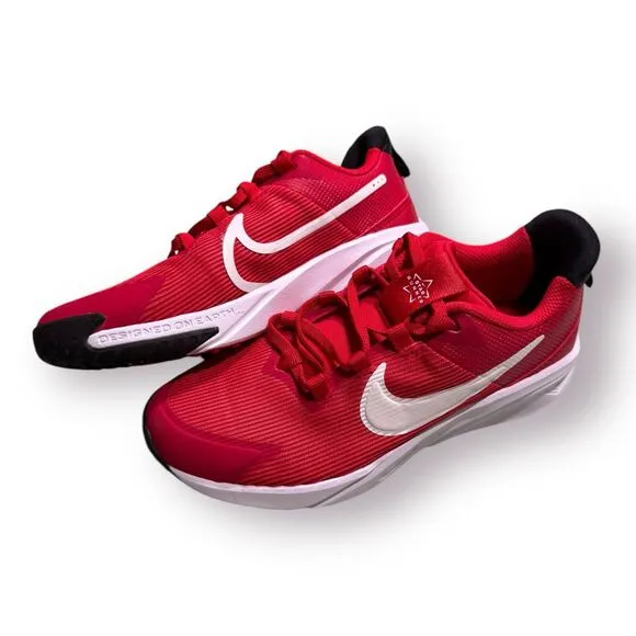 Nike Kids Star Runner 4 University Red Shoes‎ Size 2.5Y Sneakers