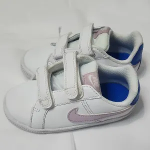 Nike Kids White and Purple Sneakers Sz 8C