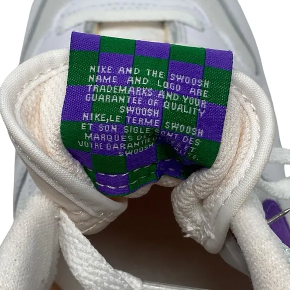 Nike Mac‎ Attack Wimbledon White Grape Purple Green Men’s Size 13 Sneakers Shoes