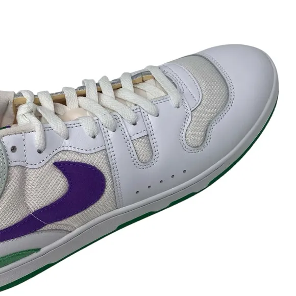 Nike Mac‎ Attack Wimbledon White Grape Purple Green Men’s Size 13 Sneakers Shoes