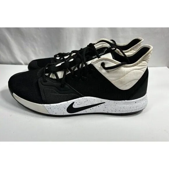 Nike Men's 18 Paul George PG-3 TB Black Basketball Gym Shoes Sneakers CN9513-001