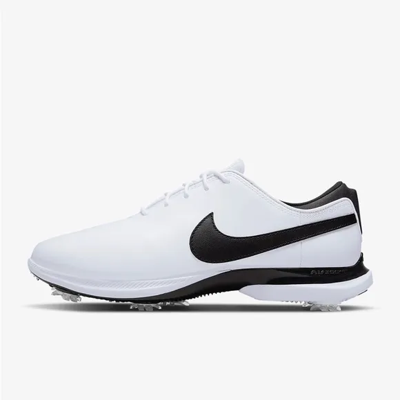 Nike Men's Air Zoom Victory Tour 2Golf Shoes White Black DJ6569-100Size 8 NWOT