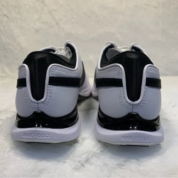 Nike Men's Air Zoom Victory Tour 2Golf Shoes White Black DJ6569-100Size 8 NWOT