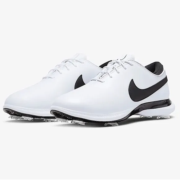 Nike Men's Air Zoom Victory Tour 2Golf Shoes White Black DJ6569-100Size 8 NWOT
