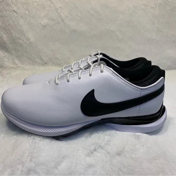 Nike Men's Air Zoom Victory Tour 2Golf Shoes White Black DJ6569-100Size 8 NWOT